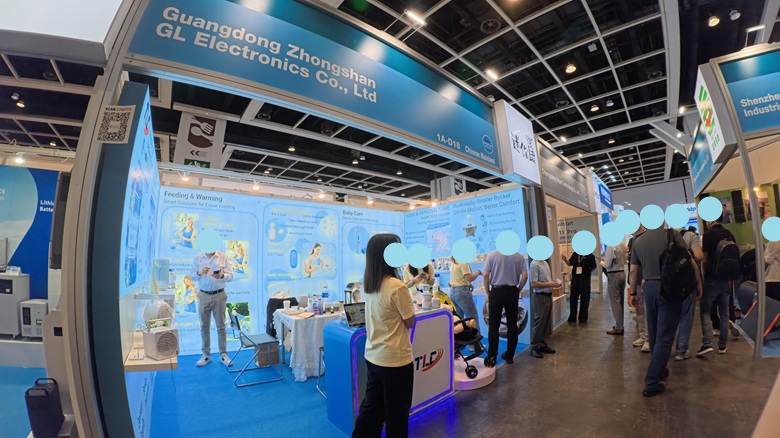 出典 私ミシェリーの撮影. Guangdong Zhongshan GL Electronicsの最新スマート育児家電を香港エレクトロニクスフェアでチェックしてきました