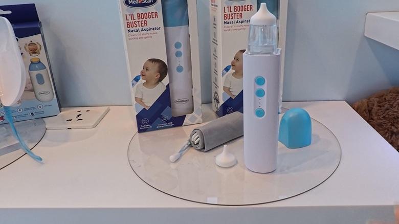 出典 私ミシェリーの撮影. 不快感をすばやく解消！電動鼻水吸引機